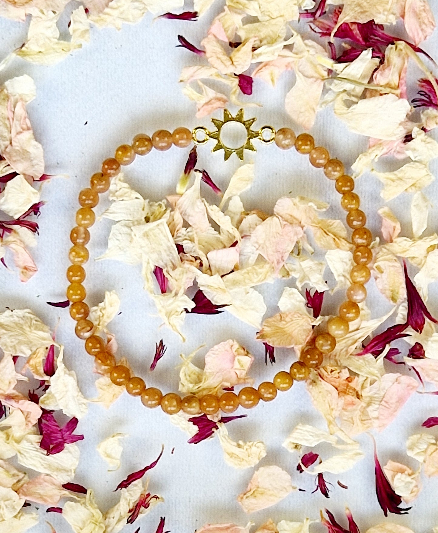 Armband zonnesteen met bedel