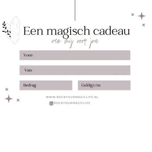 Rock Your Magic Life cadeaubon